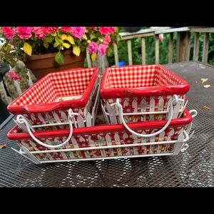 Temptations Gingham Gardens 8 pc set